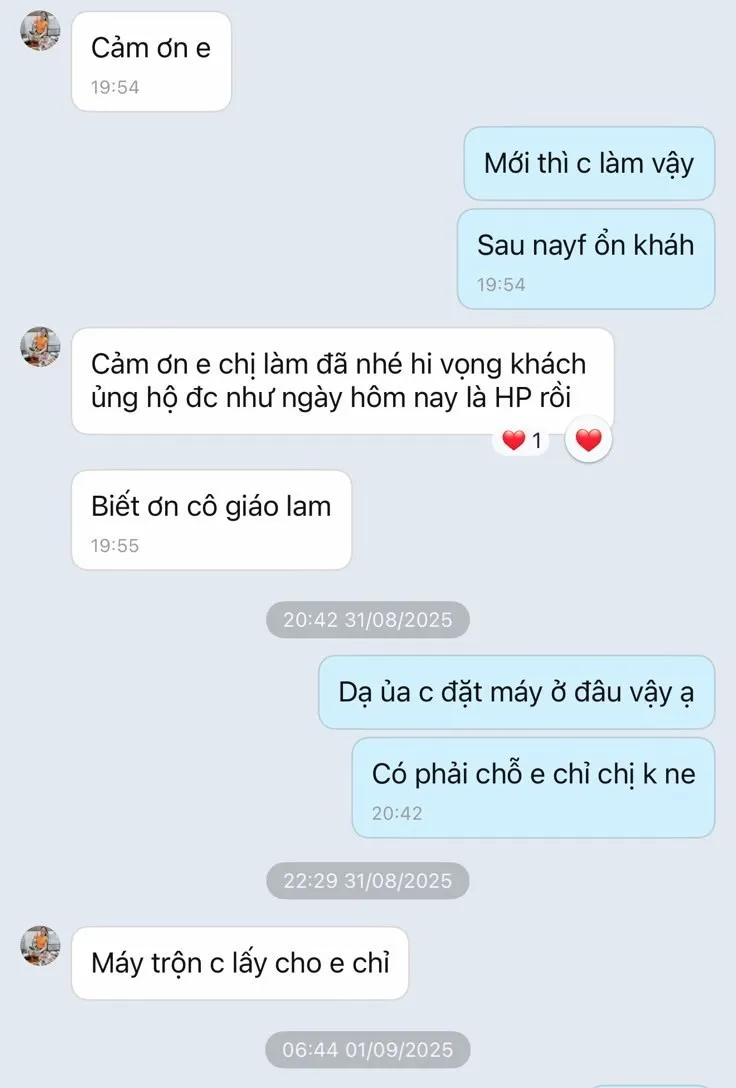 Tin nhắn của Chị Bích sau khi học