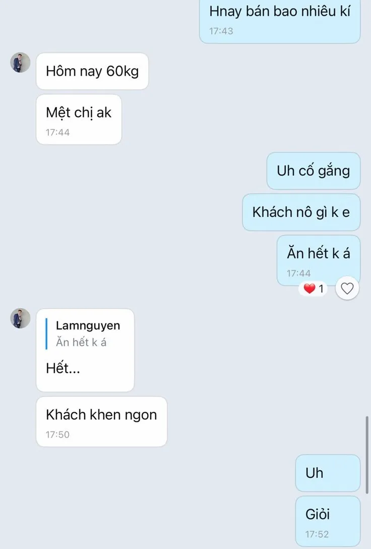 Tin nhắn của Bạn Chương sau khi học