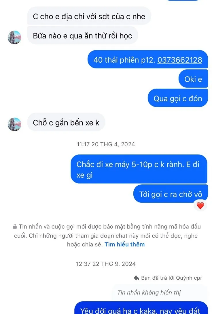 Tin nhắn của Chị Quỳnh trước khi học